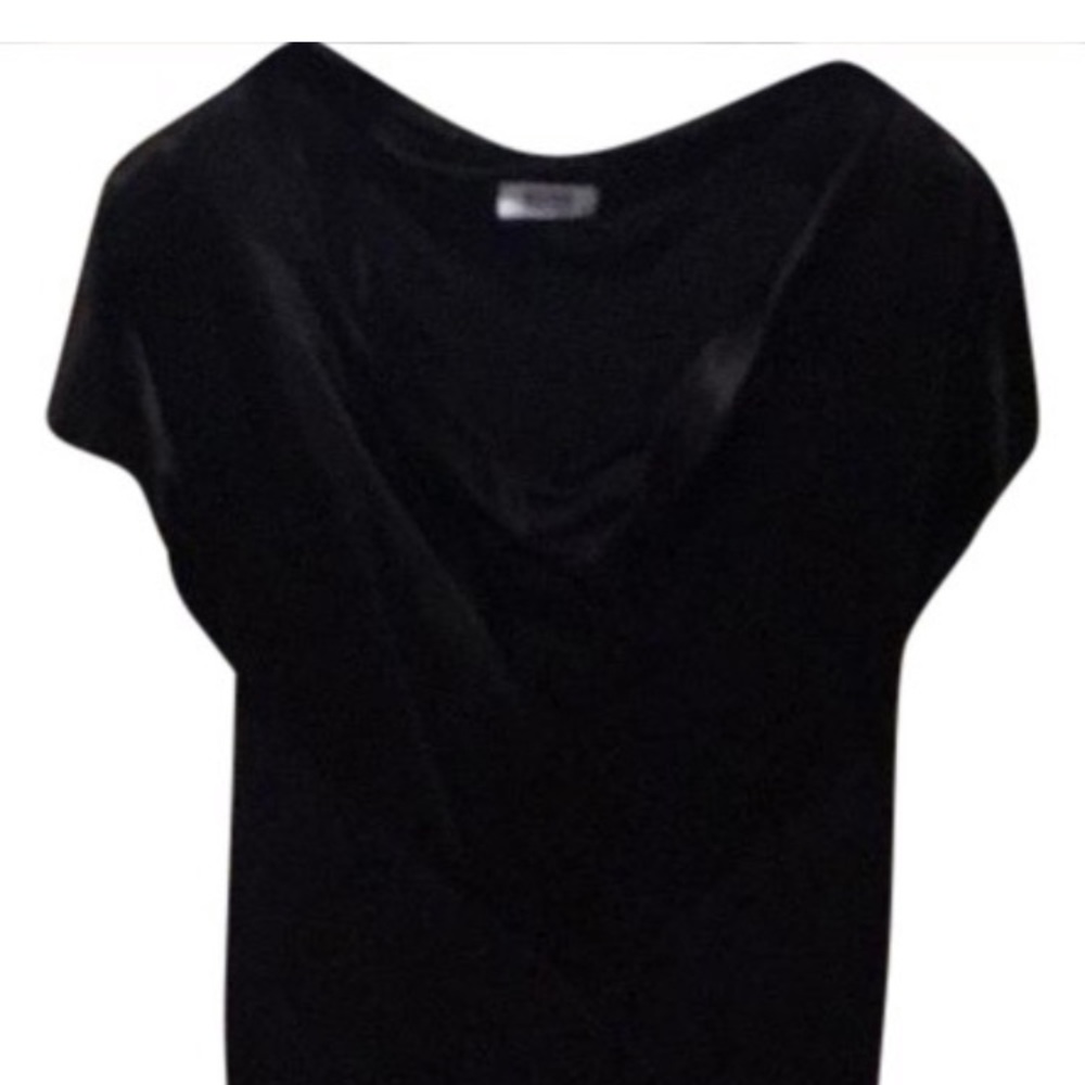 Moschino Chic and Cheap Black silk black dress